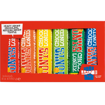 Tony's Chocolonely Proeverijtje 6 repen chocola